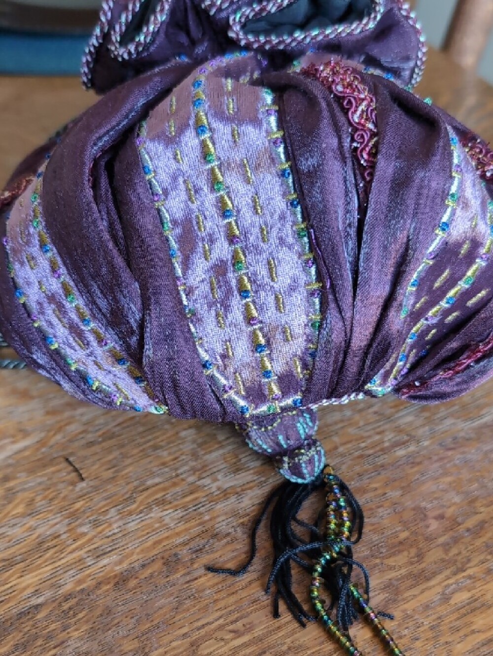 Warner Bros. Purple Embroidered Hobo Bag - Picture 2 of 5